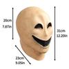 Halloween Horror Smile Mask Scary Hilarious Prank Spooky Masque Latex Head Mask Smiling Alien Male Headgear Halloween Cosplay