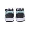 Jordan Air Jordan 1 износостойкие нескользящие низкие винтажные баскетбольные кроссовки мужские Черный Белый Зеленый 553558-131(Команда85-)
