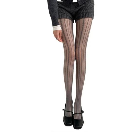 Женские колготки с ажурным узором, в сеточку, ультратонкие, прозрачные, высокоэластичные, противоскользящие, однотонные, для поездок на работу, свиданий, вечеринок, мини-юбка, подходящая