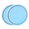 2PCS Car Interior Water Cup Pad Diamond Rhinestone Bling Decoration Anti-Skid Cup Bottle Non-slip Coaster Auto Accessories