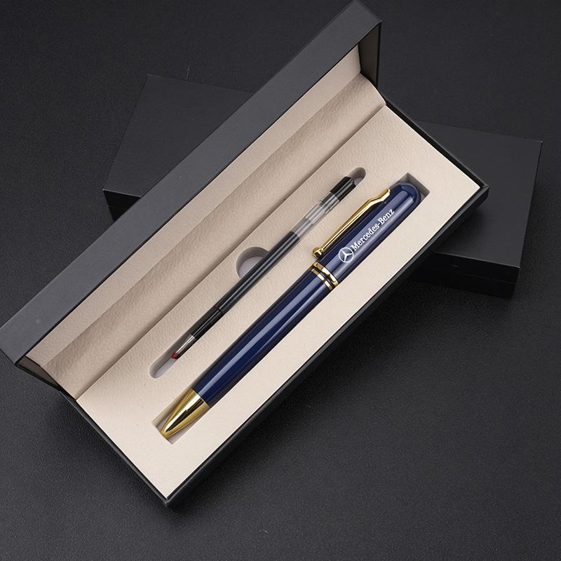 D8Business Rotating Ballpoint Pen High End Neutral Quick-drying Durable Oil Pen For Mercedes Benz AMG W222 W204 CLS W214 CLE CLA