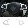 Для 2016- Mercedes-Benz GLC Серебристая ABS Накладка Декор Руля Отделка 1 шт.