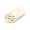 Drap Housse - EMINZA - Uni Sable - 180 X 200 Cm - 100% Coton - Lavable