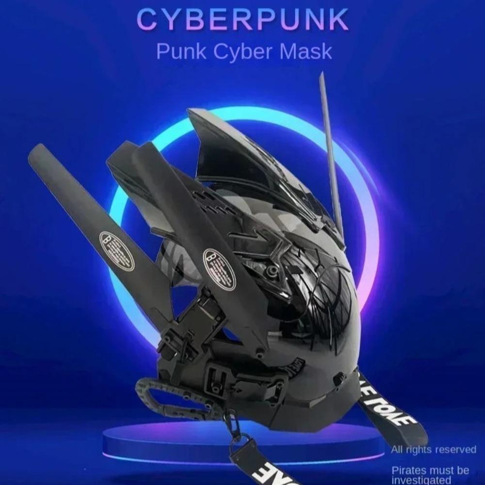 Треугольная световая маска для косплея, круглый световой шлем, маска для косплея, шлем для новичка на Хэллоуин