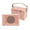 Мини-караоке-машина с 2 беспроводными микрофонами, портативная Bluetooth-колонка, набор для караоке