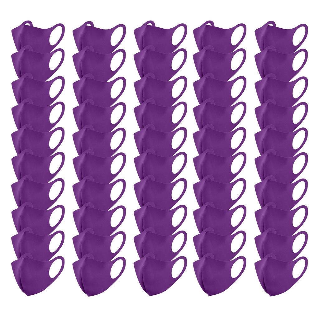 50 шт. Многоразовая моющаяся очищающая маска для лица для взрослых с угольным фильтром