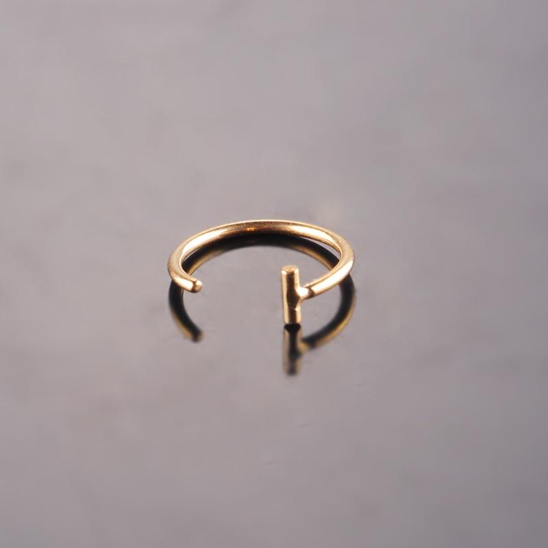 Модное кольцо для губ и носа в стиле панк, модные кольца для перегородки, кольца для поддельного пирсинга, 1 шт., нержавеющая сталь, женские и мужские украшения для тела, кольцо для губ