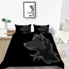 2023 Новый стиль, королевский размер, постельное белье с животными, домашнее постельное белье, высокое качество, роскошный комплект одеял с 3D принтом волка и наволочкой