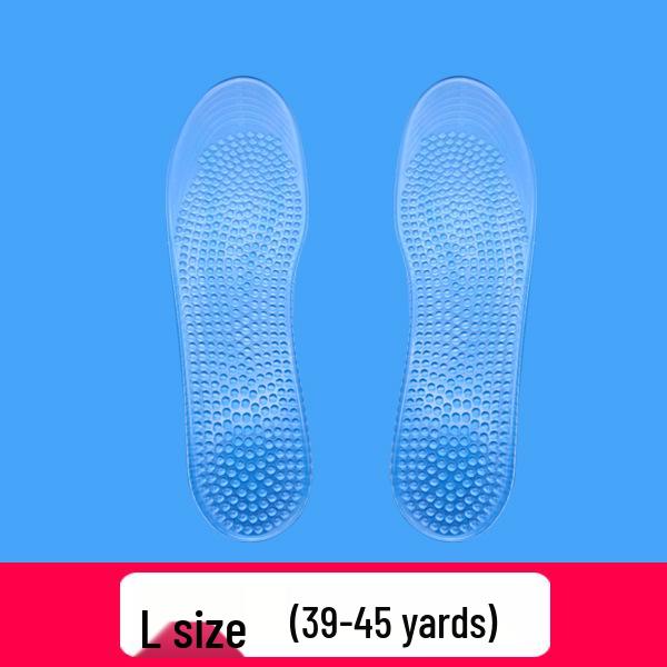 ПУ Силиконовые Нескользящие Амортизирующие Спортивные Стельки для Мужчин и Женщин