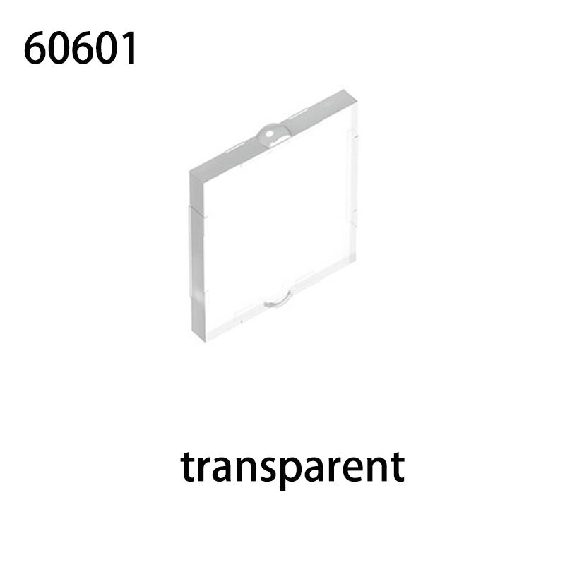 20pcs MOC parts 60592 60601 window transparent glass 1 x 2 x 2 flat front compatible brick DIY building block children's toy
