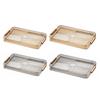 Drainage Tea Tray Plastic Multipurpose Large Capacity Transparent Tea Serving Drain Tray for Home Li