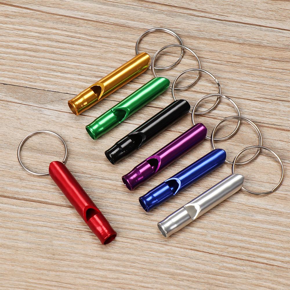 7 Colors with Keyring Outdoor EDC Tools Emergency Whistles Training Accessories Survival Whistle