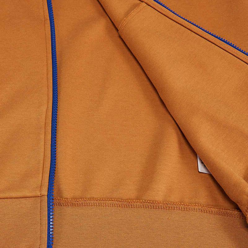 Puma Спортивная мужская куртка с вышитым логотипом и воротником-стойкой, цвет хаки 539728-74