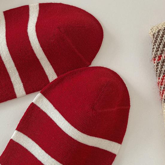 Красные носки с китайским новым годом, мультяшные носки с изображением знака зодиака «Змея», год удачи, теплые хлопковые носки для повседневной носки осень-зима