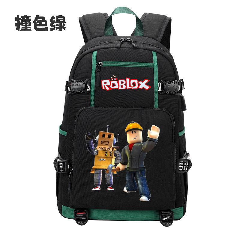 ROLOX Virtual World Game Zone Backpack, Large Capacity Middle High School Student Bookbag, Unisex Backpack