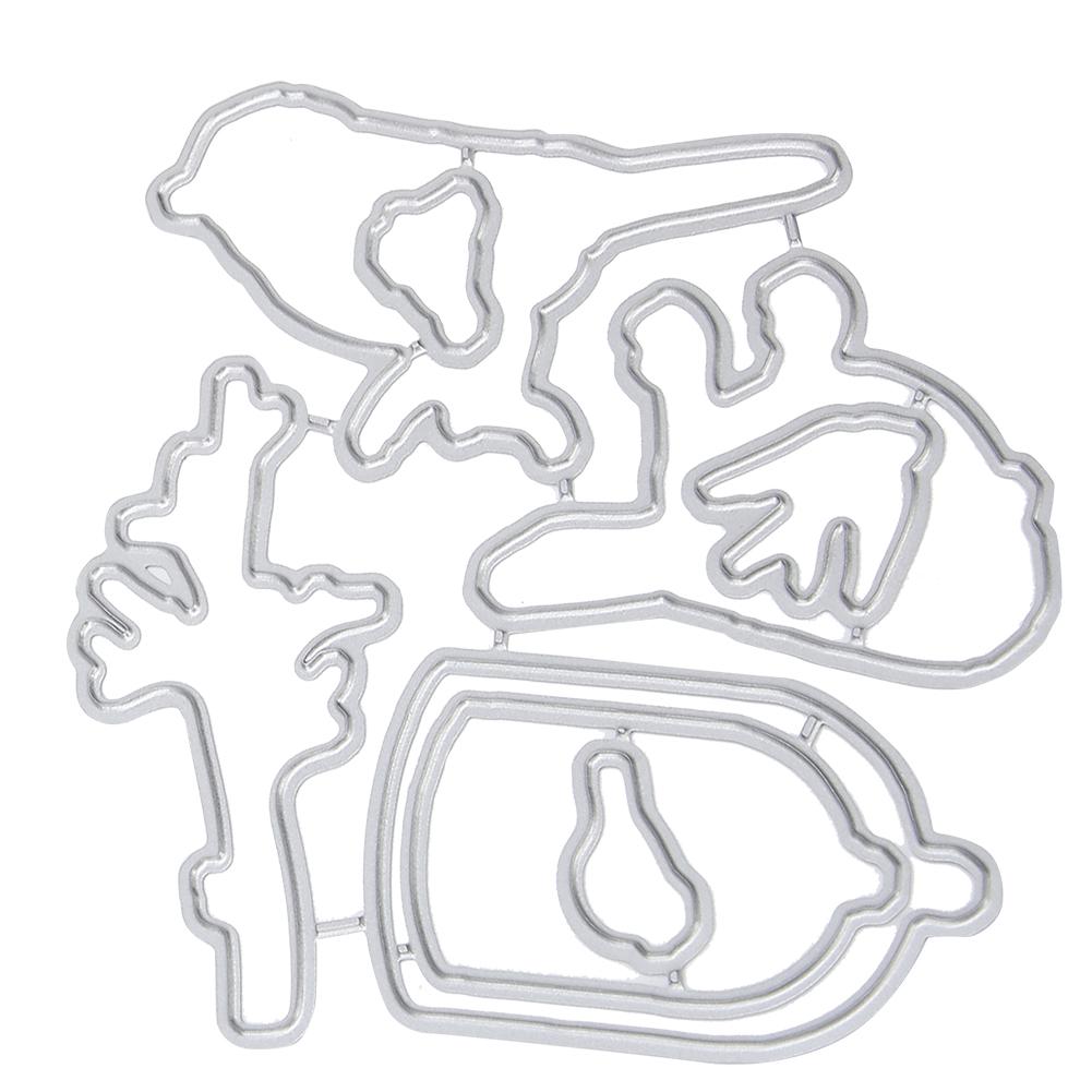 Силиконовый прозрачный штамп для ручного счета, готовый штамп для альбома, птичья клетка, фотоальбом Decora