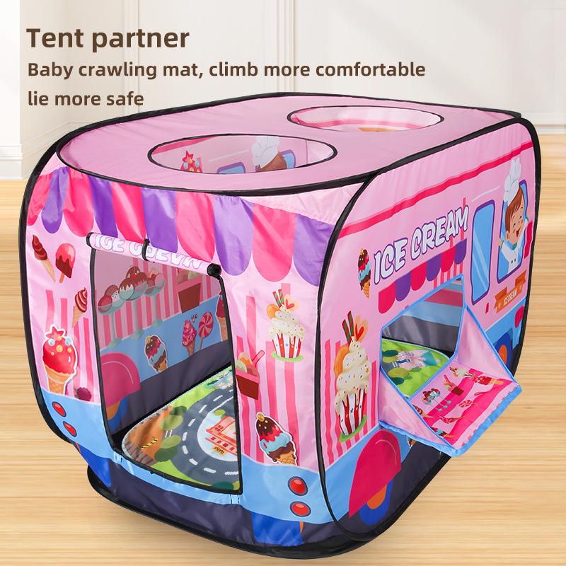 Free Shipping: Foldable Kids' Car Tent and Ball Pool for Indoor Play