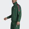 adidas Originals трилистник с воротником-стойкой, приталенная мужская куртка, верхняя одежда, темно-зеленый GE0847