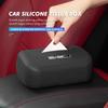 DAR4 Silicone Car Tissue Drawer Box Armrest Backrest Hanging Paper Bag For Mercedes Benz AMG A B C E S G Class W201 W210 W108 W205