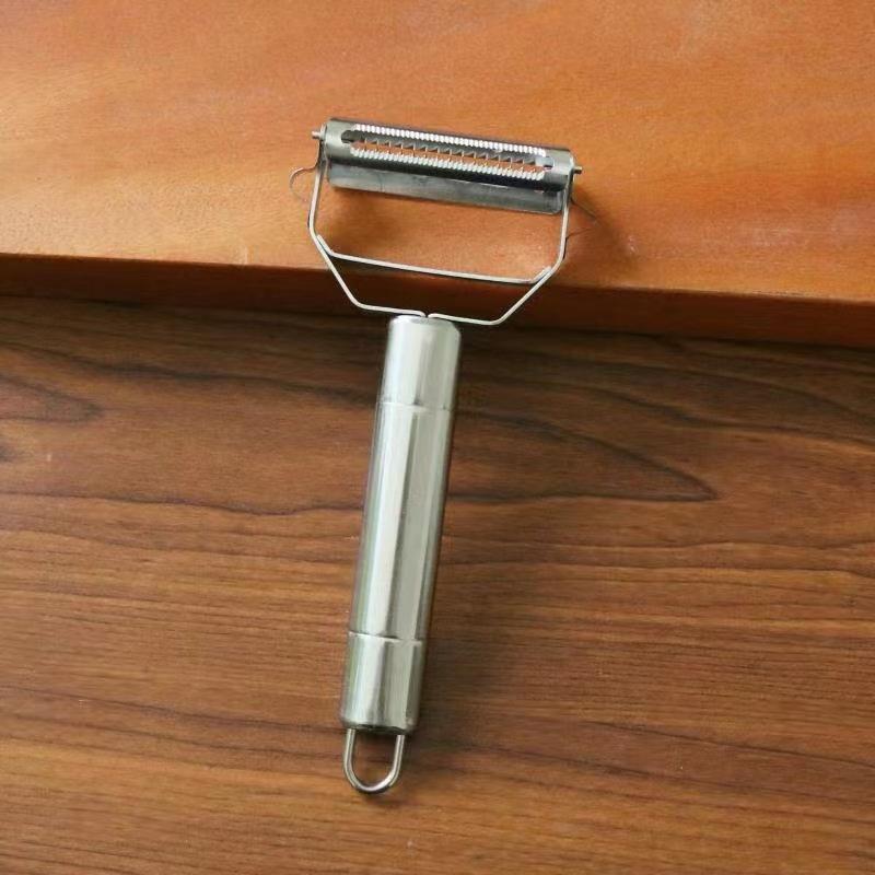 Кухонная овощечистка, нож для дыни из нержавеющей стали, двухголовочная овощечистка, бытовая многофункциональная овощечистка для фруктов и овощей