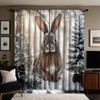 2 шт. декоративных штор HD Rabbit в стиле «Белоснежка» с цифровой печатью. Украшение дома, стиль, украшение гостиной.