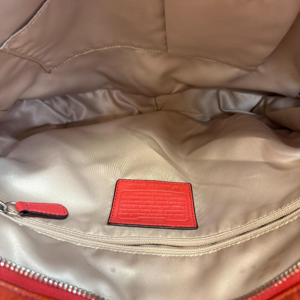 Coach 18903 Фирменная холщовая сумка через плечо бежевый холст Женская Б/У