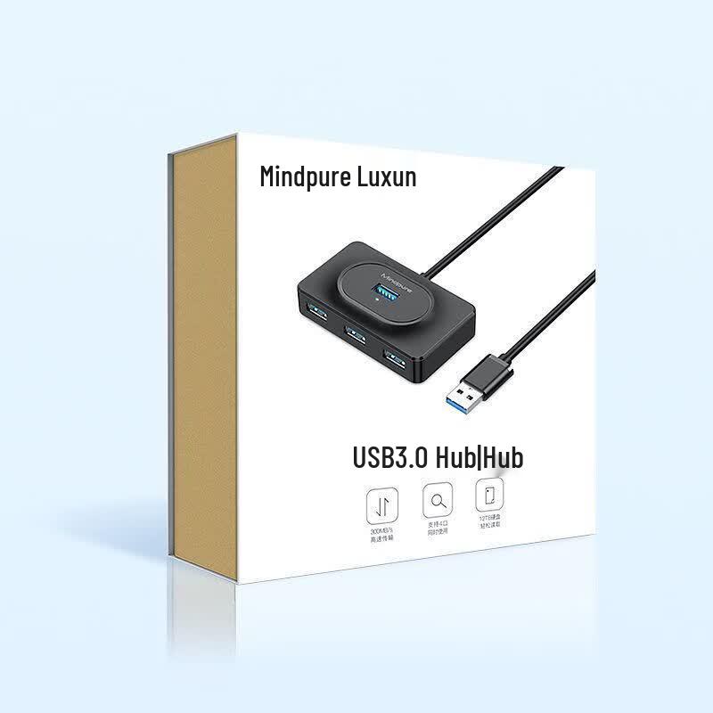 Высокоскоростной 4-портовый USB 3.0 концентратор и расширитель жесткого диска