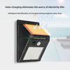 Luz solar LED para exteriores con sensor de movimiento para jardín y patio