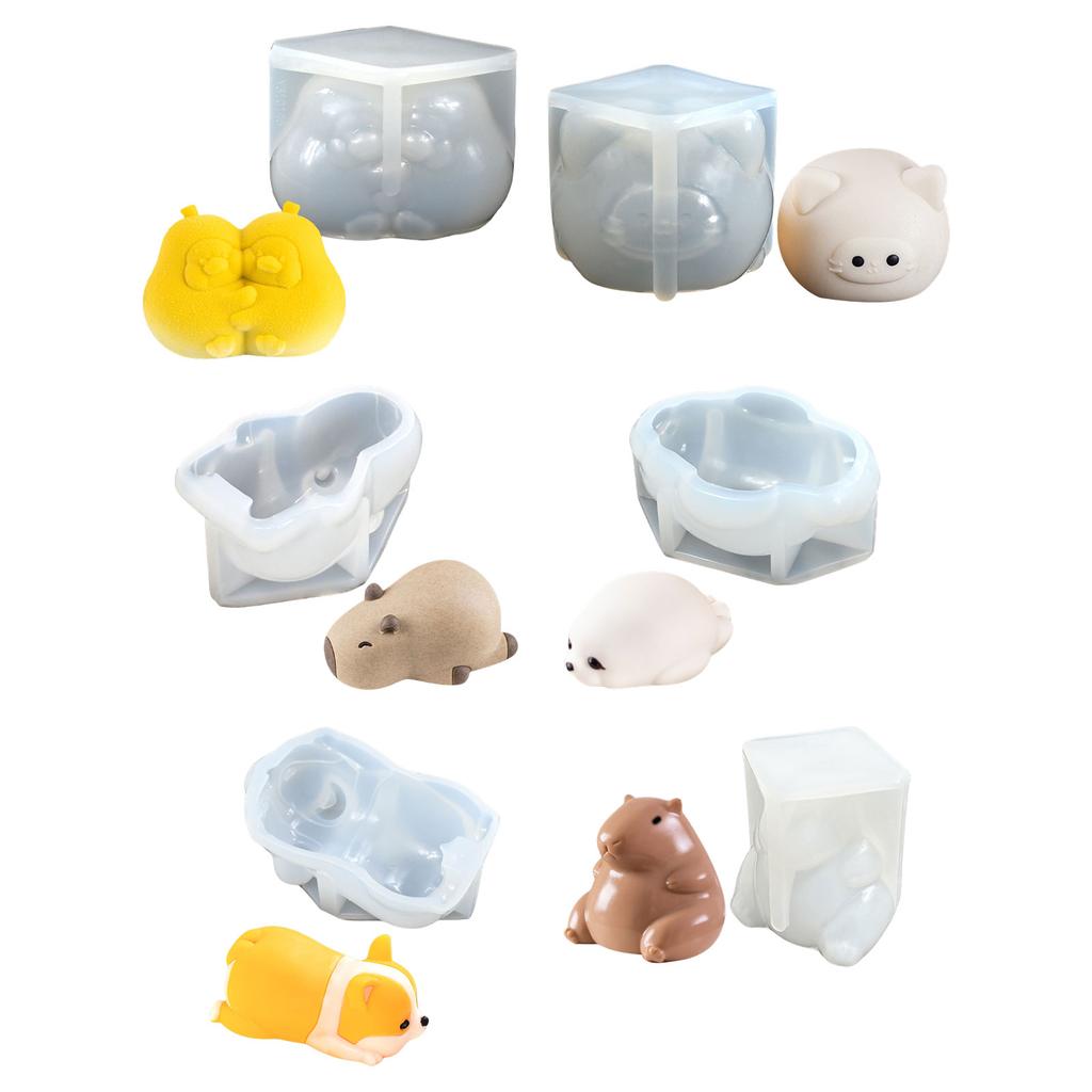 Милые животные силиконовые формы для приготовления муссов формы для тортов украшения выпечки инструмент для приготовления шоколадного помадного десерта