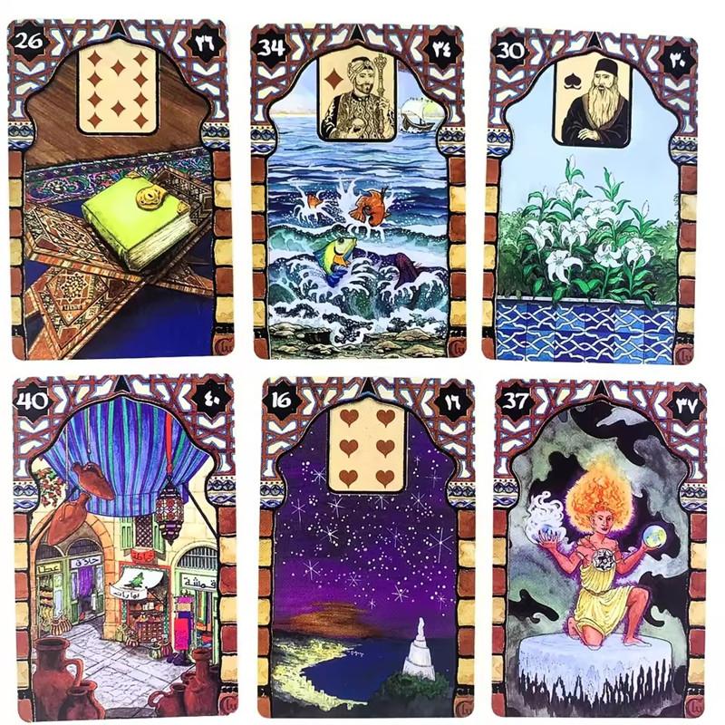 Rana George Lenormand Oracle Deck Original Tarot Cards Games Divination Party Desktop Toy Entertainment Leisure 18+