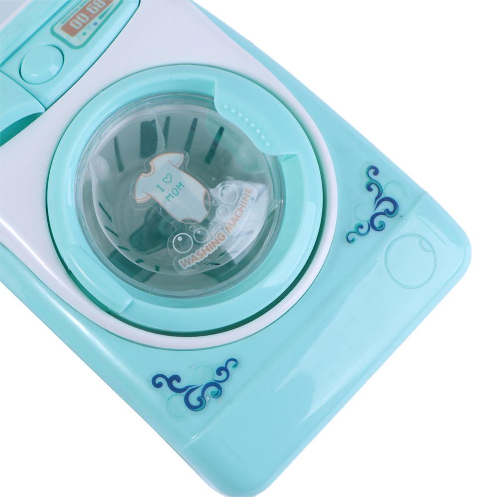 Simulation Washing Machine Toys Mini Furniture Filling Water Toy Mini Electric Washing Machine