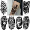 Plain Flower Tattoo Stickers Animal Tattoo Stickers Black Tattoo Stickers Waterproof Tattoo Stickers Tattoo