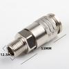 Air Compressor G1/4 Male Thread Pneumatic Fittings Adapter Metal Quick Connector Eu Standard For Air Power Tools Accessories