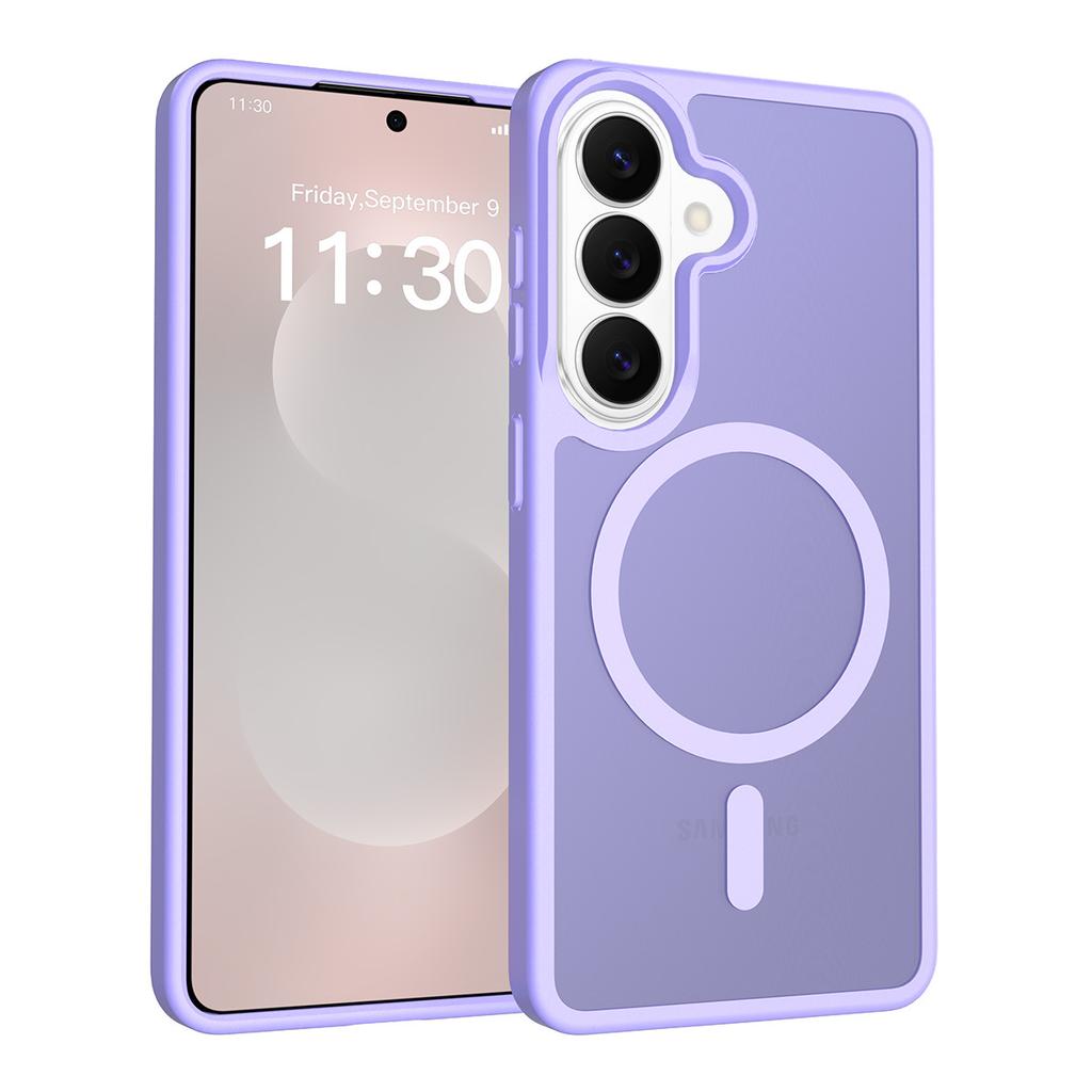 S26ultra матовый магнитный чехол для мобильного телефона s25edge ощущение кожи S24plus противоударный 23 защитный чехол оптом