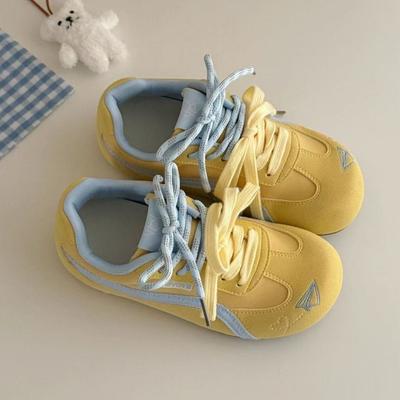 Манговый желтый универсальные платформенные женские летние и осенние легкие кеды студенческие нишевые морально-волевые тренировочные туфли женские