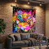 Galactic Gaming Game Controller Printed Tapestry, Wall Hanging,Livingroom, dormitory, Large Wall Decor, Fabric Decor Fan Birthday Gifts