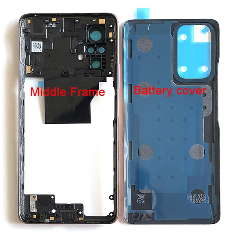 Для Xiaomi Redmi Note 10 Pro M2101K6G аккумулятор для Redmi Note 10 Pro Max M2101K6I средний держатель рамки