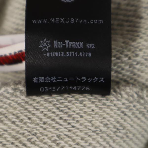 NEXUSVII Made In Japan Wool Blend Long Sleeve Sweatshirts 44 Gray Men's Used