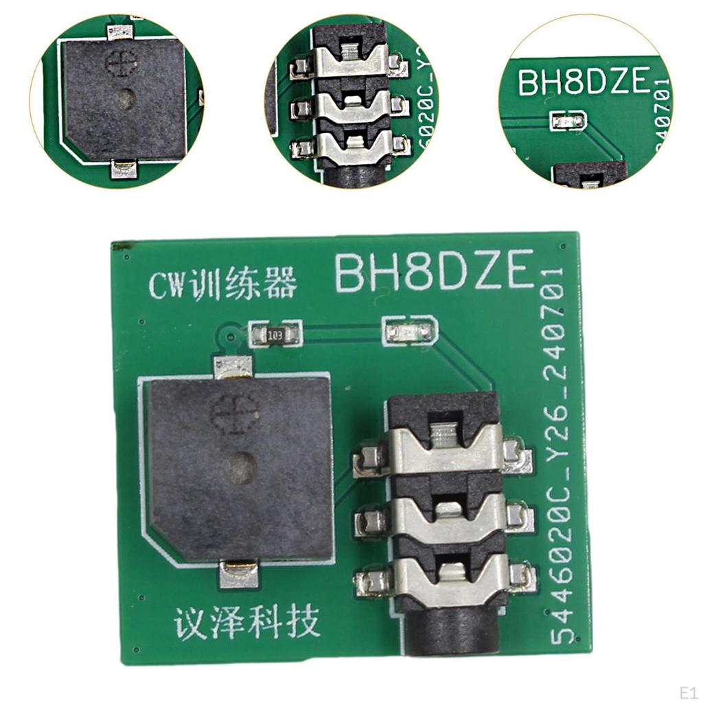 Telegraph Key Morse Easy Installation Manual CW Practice Tool Train for Enhances Rhythm