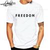 Горячий стиль Повседневная футболка FREEDOM Charlie Kirk с принтом Свободный 100% Хлопок Повседневная Унисекс Рубашка Горячий Товар S-6XL