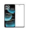 For Xiaomi Poco M7 5G Screen Protector MOFI 9H Full Glue Full Coverage High Aluminum-Silicon Glass Film