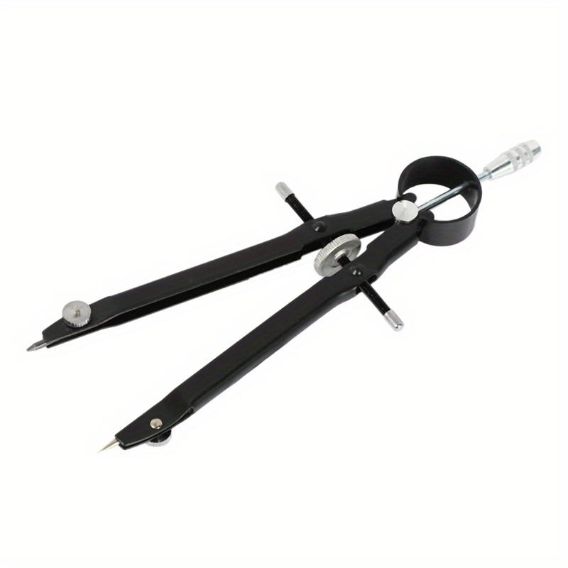 Профессиональный циркуль, набор геометрических циркулей с замком, математический и точный циркуль, металлический и прочный для точных измерений на твердых и плоских поверхностях