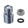 360° Swivel Swivel Faucet Aerator 2-Flow Sprayer Dual-Function Kitchen Faucet Aerator Female Thread Chrome Finish