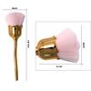 Nail Art Dust Brush For Manicure Rose Head Brush Blush Powder Brushes Fashion Gel Nail Accessories