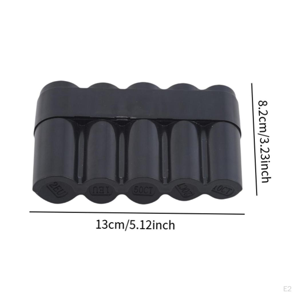 Коллекционный кейс-бокс 10 шт., 20 шт., 50 шт., 1 евро, 2 евро Офисный диспенсер для хранения