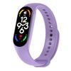 Solid Color Integrated‑Cover Silicone Watch Band for Xiaomi Smart Band 10 9 8, Replacement Strap, Strap Only