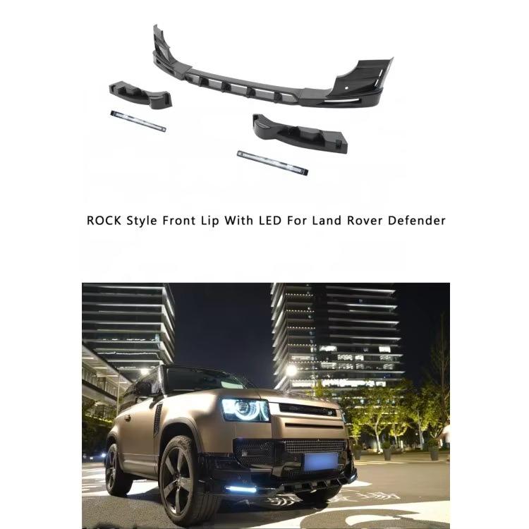 2020 Land Rover Defender ROCK Style LED Front Lip