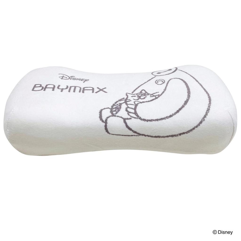 MORIPiLO Morishita подушка с эффектом памяти Disney Baymax 15x31 см, поддержка талии, поддержка спины, мягкая игрушка, пастельный цвет слоновой кости 4621195