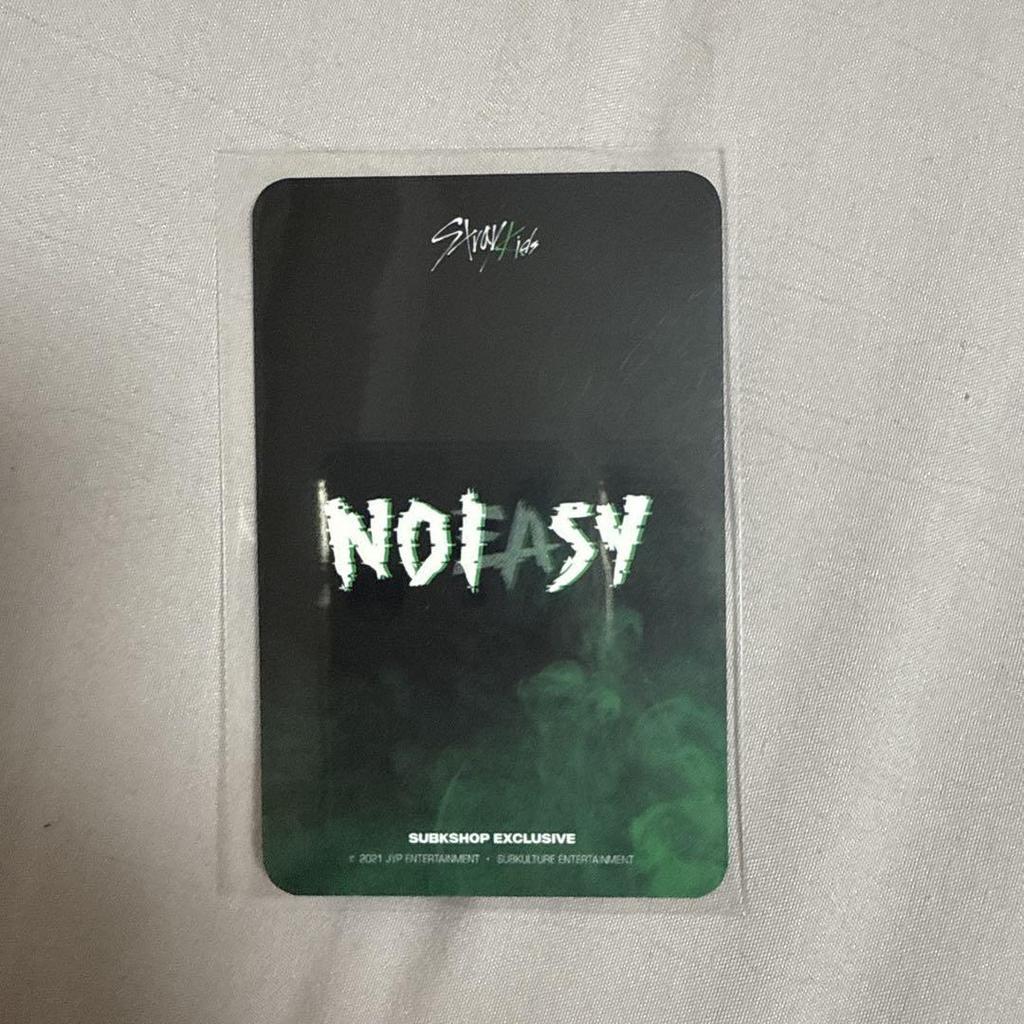 [USED] Seungmin Stray Kids subk NOEASY bonus trading card pc pob