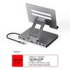 Док-станция Type-C из алюминиевого сплава: USB-хаб для планшета и ноутбука с HDMI 2.0 и Gigabit Ethernet.